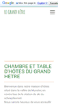 Mobile Screenshot of grand-hetre.com