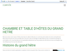 Tablet Screenshot of grand-hetre.com